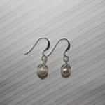 Simple Elegant Fresh Water Pearl Earrings